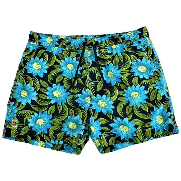 Tommy Bahama Mens Swim Trunks Shorts Copyrighted Hawaiian Print Mesh Liner XL